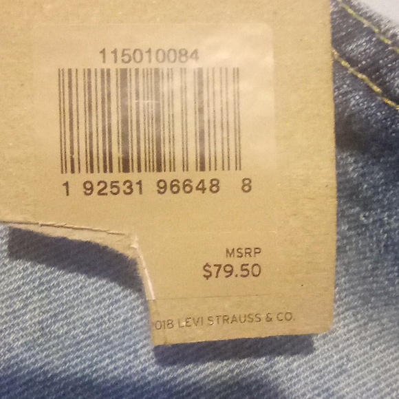 Levi's 501 Mens button fly knee whole jeans - Picture 13 of 13